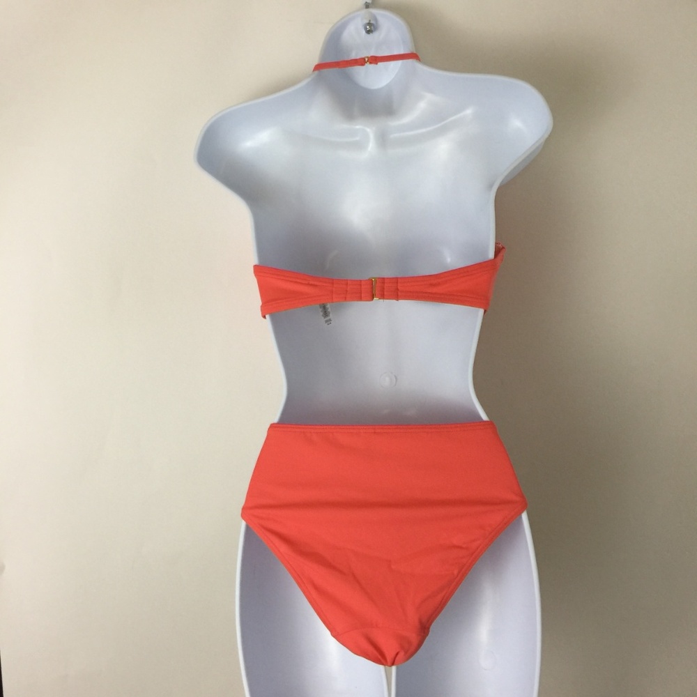 Victoria's Secret Coral 2 Piece Swim Suit Bikini - Picture 4 of 6